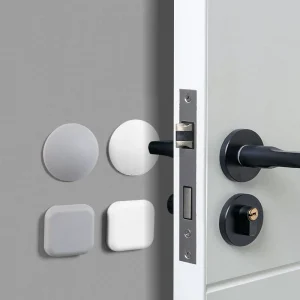 1PCS Home Anti-Collision Wall Sticker Thickening Silice Gel Handle Door Lock Wall Mute Protective Shockproof Crash Pad