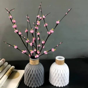 Ceramic Flower Pot Decoration Home Plastic Vase Flower Arrangement Nordic Style Home Decoration